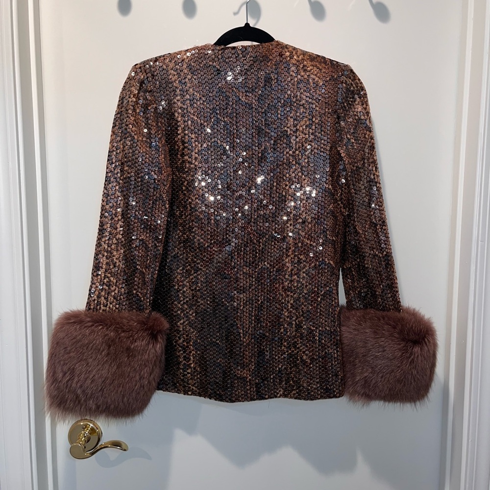 Vintage Bill Blass Sequin Suit - Picture 8 of 15